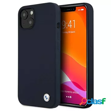 Custodia in silicone per iPhone 13 con logo BMW Signature -