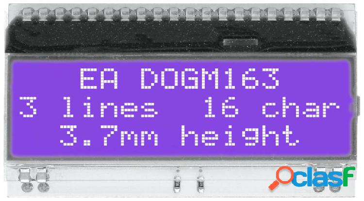 DISPLAY VISIONS Display a 7 segmenti Blu 3.65 mm 3.3 V
