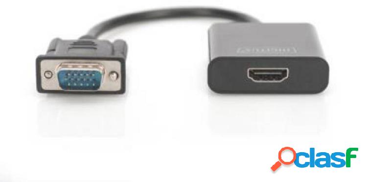 Digitus AV Convertitore DA-70473 [VGA - HDMI] 1920 x 1080