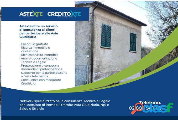Edificio residenz. in asta a Monte Cerignone (PU)