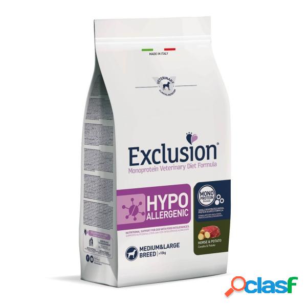 Exclusion Hypoallergenic Cavallo e Patate 12 kg (GRATIS