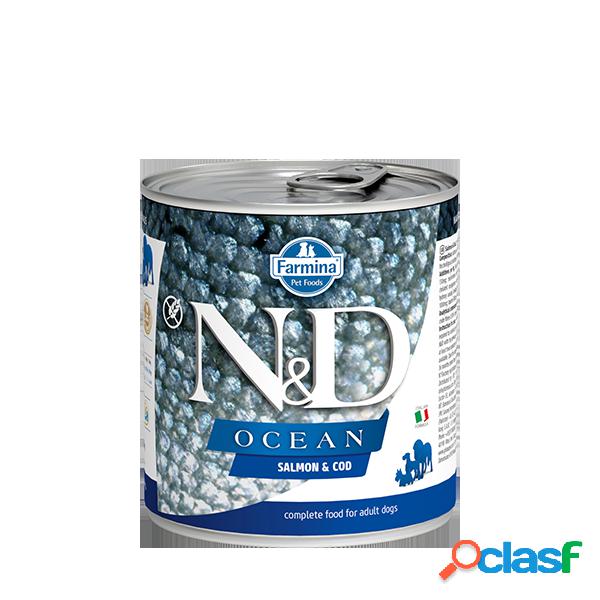Farmina cibo umido cane N&D Ocean Salmone & Merluzzo 285 gr