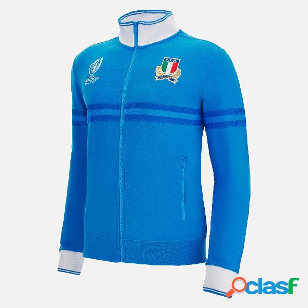 Felpa in cotone full zip Rugby World Cup 2023 Italia Rugby