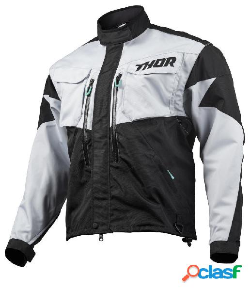 Giacca cross Thor TERRAIN Grigio Chiaro Nero