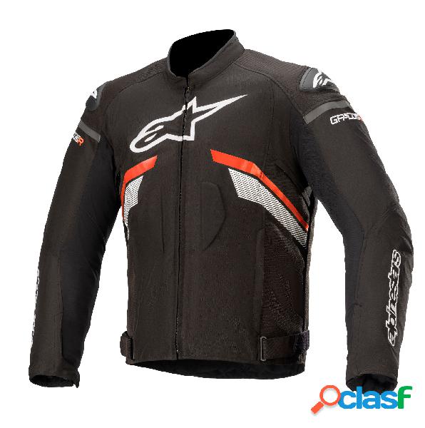 Giacca moto Alpinestars T-GP PLUS R V3 Nero Rosso Fluo