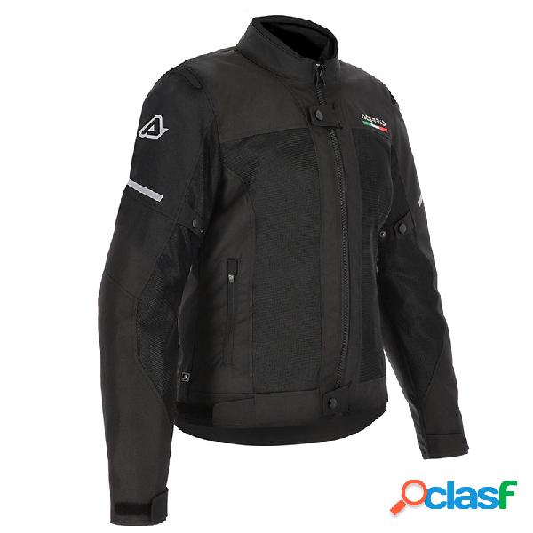 Giacca moto donna estiva Acerbis ON ROAD RUBY Nero