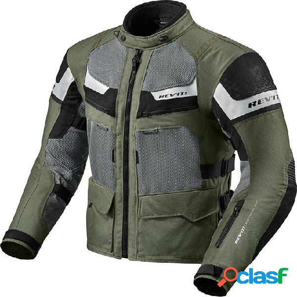 Giacca moto estiva Revit Cayenne Pro Verde Nero