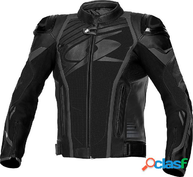 Giacca moto pelle Spyke ARAGON EVO ZERO Nero