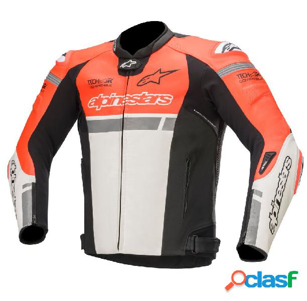 Giacca moto pelle racing Alpinestars MISSILE IGNITION