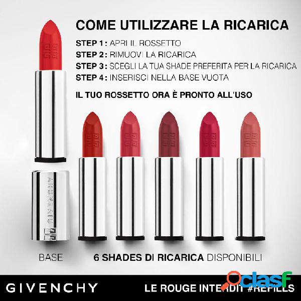 Givenchy le rouge interdit intense silk 402 pourpre défilé