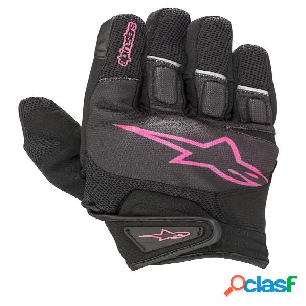 Guanti moto donna estivi Alpinestars STELLA ATOM nero fuxia