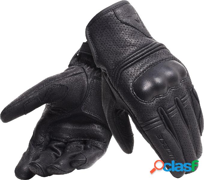 Guanti moto pelle estivi Dainese CORBIN AIR UNISEX Nero