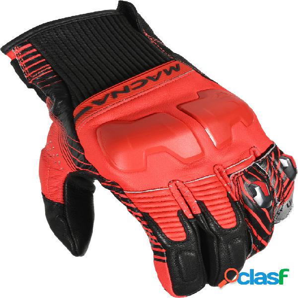 Guanti moto pelle estivi Macna Ultraxx Macna Nero Rosso