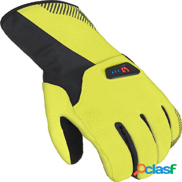 Guanti moto riscaldati Macna Spark RTX Nero Giallo fluo