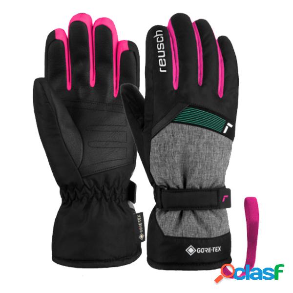 Guanti sci Reusch Flash GORE-TEX (Colore: black-pink glo,