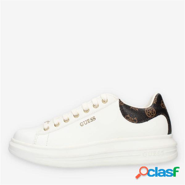 Guess Sneakers da donna bianche e marroni