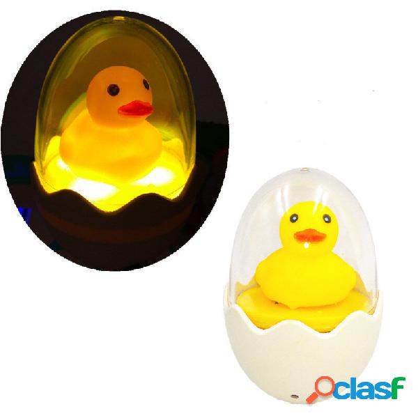 Guscio duovo Little Yellow Duck LED Piccola luce notturna