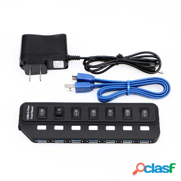 Hub a 7 porte ONCHOICE ad alta velocità 5 Gbps USB 3.0 +