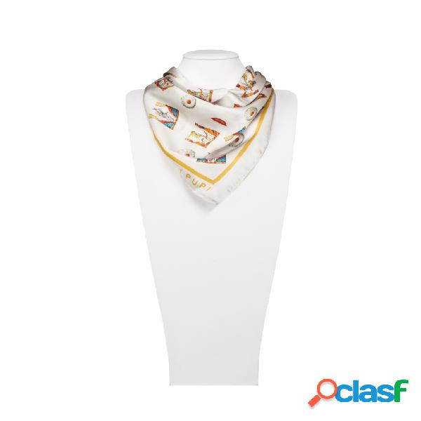 I pupi foulard caos 53x53 argento