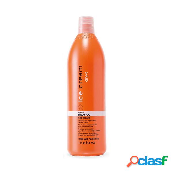 Inebrya dry-t shampoo fior di latte, nutriente per capelli