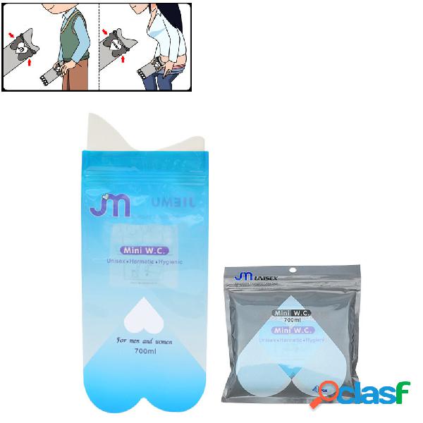 JIEMU 700ml 3 pezzi Sacchetti per orinatoi monouso Urinare