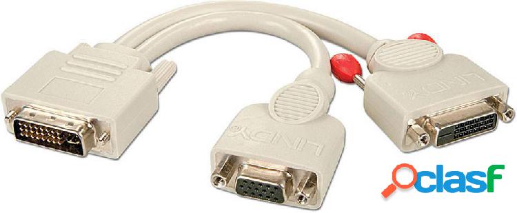LINDY DVI / VGA / DVI Cavo adattatore Spina DVI-I 24+5pol.,