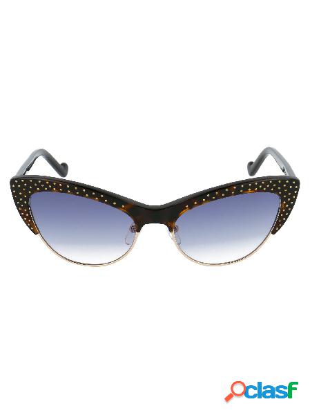 LIU JO OCCHIALI DA SOLE DONNA LJ721SR206 ACETATO NERO