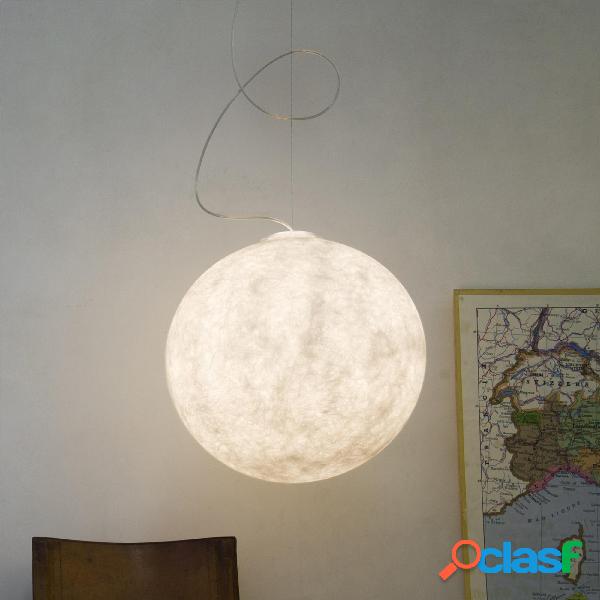 Lampada a Sospensione LUNA 1 Ø 35 cm piccola in nebulite