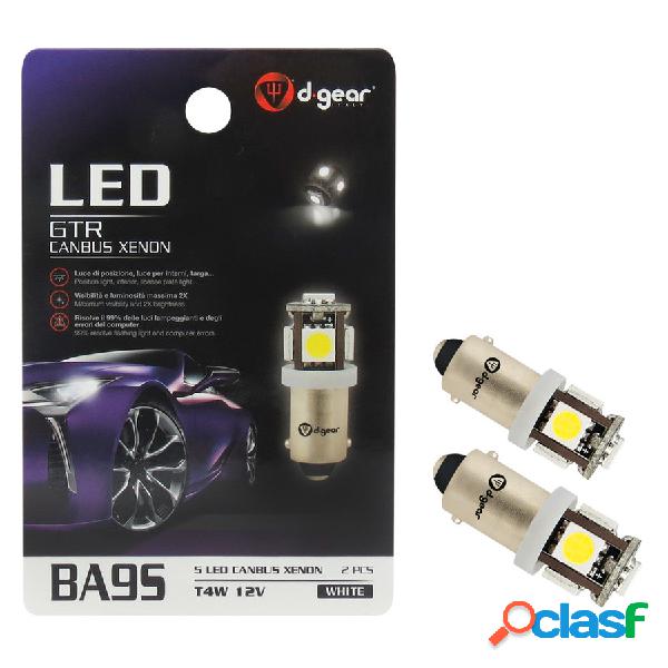 Lampadina BA9S a led GTR - BA9S Canbus SMD Led - D-GEAR