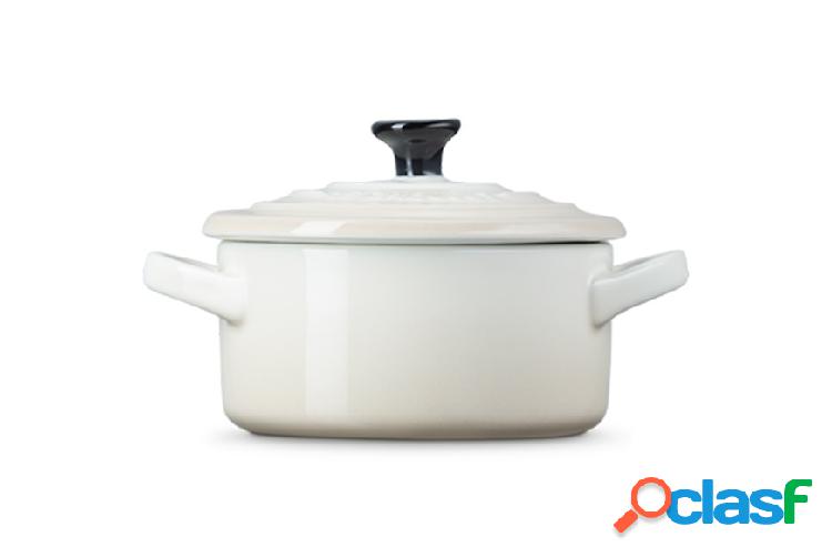 Le Creuset Mini cocotte gres meringue bianco