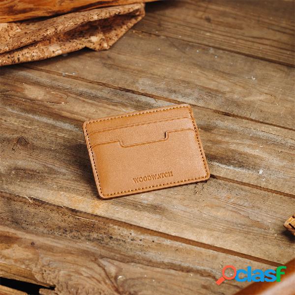 Light Brown Cactus Leather Card Holder