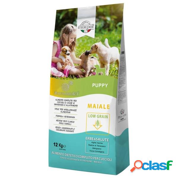 Marpet Aequilibriavet Low Grain Dog Puppy Maiale 12 kg