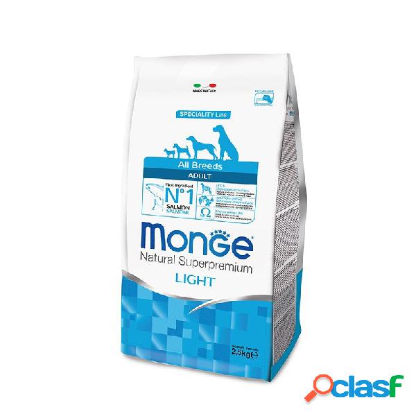 Monge - Monge All Breeds Adult Light Salmone E Riso Per Cani
