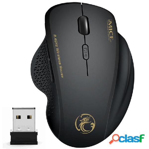 Mouse wireless IMICE 2.4Ghz Mouse ergonomico per computer