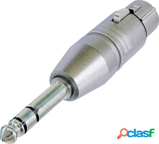 Neutrik NA3FP Adattatore XLR Presa XLR - Spina jack da 6.3