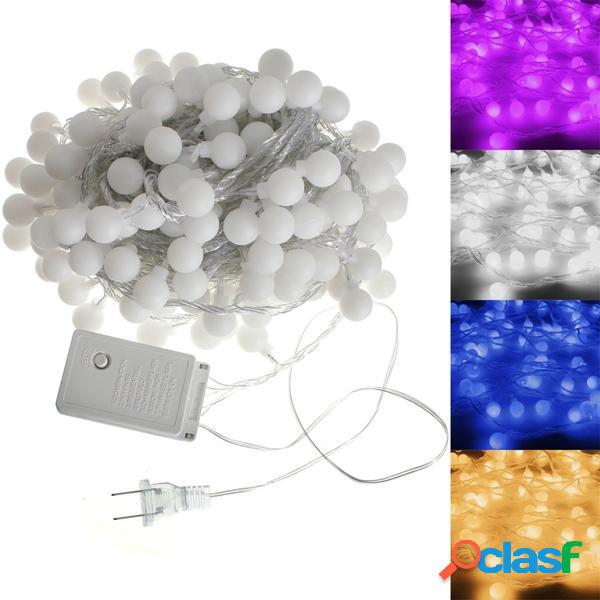 Nuovo 20 m 200 LED Impermeabile colorato palla stringa fata