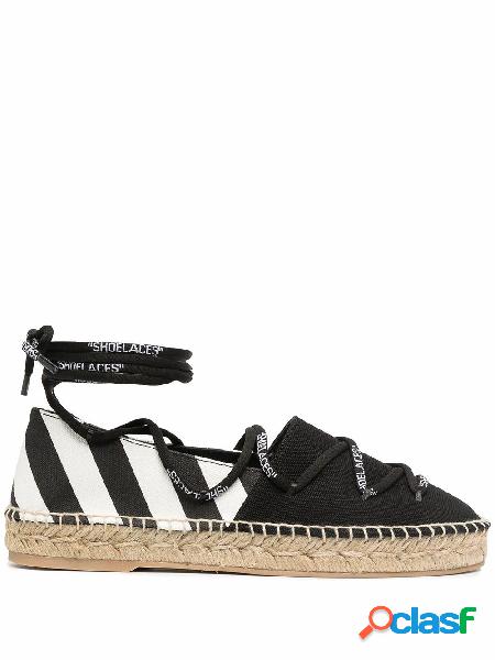 OFF-WHITE ESPADRILLES DONNA OWIB002R21FAB0016110 COTONE NERO