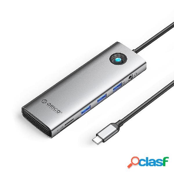 ORICO 10 in 1 Tipo-C Docking Station Hub USB-C con 5Gbps
