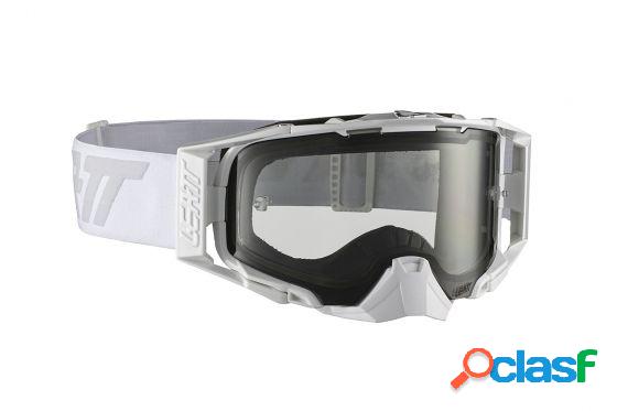 Occhiali cross Leatt Velocity 6.5 Bianco Grigio chiaro lente