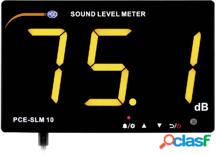PCE Instruments Fonometro PCE-SLM 10 30 - 130 dB 31.5 Hz -