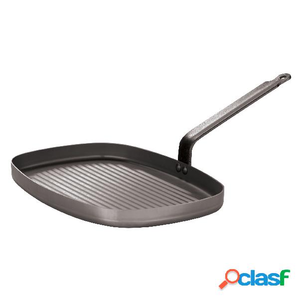 Padella Grill Rettangolare Ferro, 38x26 CM peso 2,64 kg