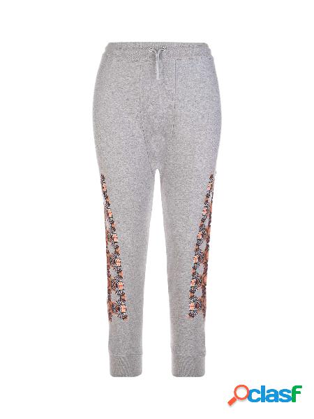 Pantaloni da jogging in cotone con stampa orsetto Thomas