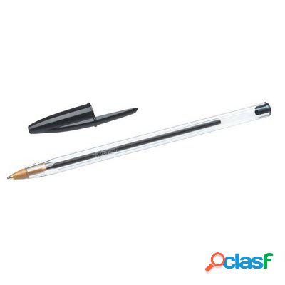 Penna Bic Cristal a sfera medium classic nera 1 mm conf. 10