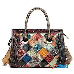 Per donna Borsa con manico superiore Pelle di nappa Cuoio