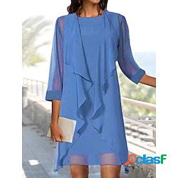 Per donna Insieme del vestito Vestito due pezzi Abito semi