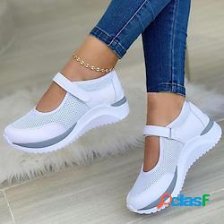 Per donna Scarpe da ginnastica Taglie forti Scarpe bianche