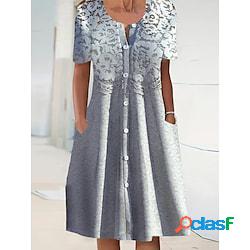 Per donna Vestito casual Abito estivo Abito semplice Liscio
