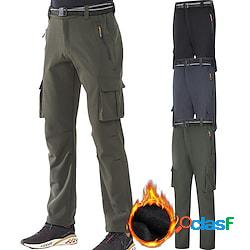 Per uomo Pantaloni da escursione Pantaloni foderati in pile