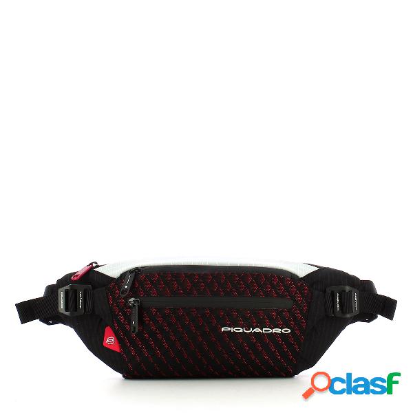 Piquadro MARSUPIO ESPANDIBILE CA5118PQY/GRR GRIGIO/ROSSO