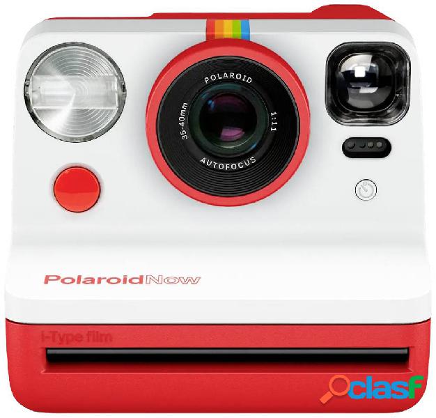 Polaroid Now i-Type Fotocamera istantanea Rosso, Bianco con